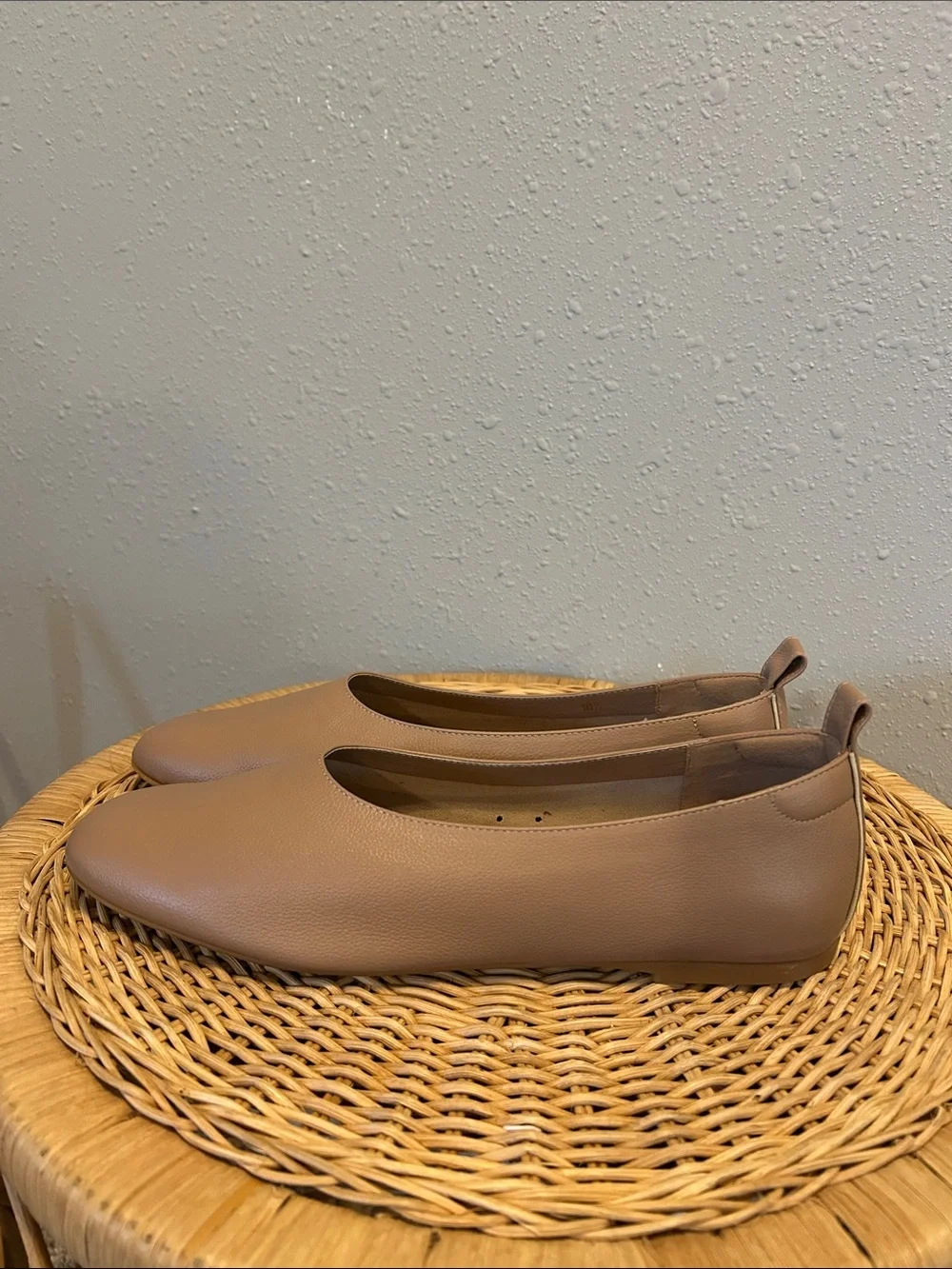 Everlane The Day Glove Taupe Leather Ballet Flats 10.5